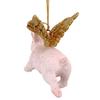 Design Toscano Hog Heaven: Flying Pig Angel Holiday Ornament JH170739